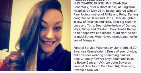 Obituary Becky Osborne
